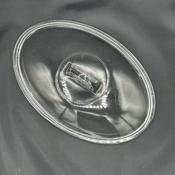 PYREX LID (only) L-32-C For 74 Elegance OVAL Vintage Casserole Dish 11.5" x 7.75 - Picture 3 of 6